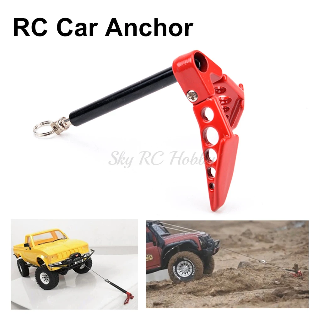 RC Складная лебедка якорь земельный декор с якорем инструмент для 1/10 1:10