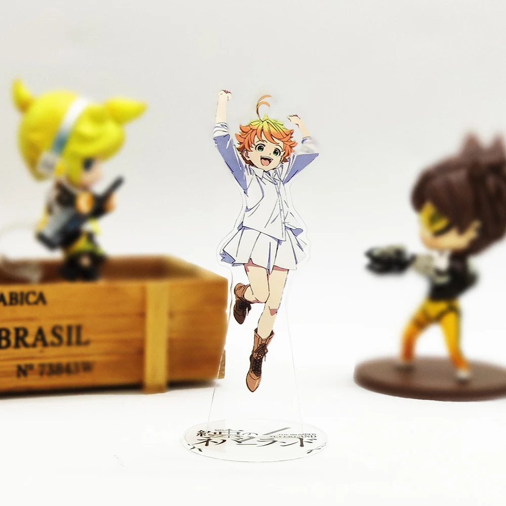 

Love Thank You Yakusoku no The Promised Neverland Emma acrylic stand figure model plate holder cake topper anime sexy girl waifu