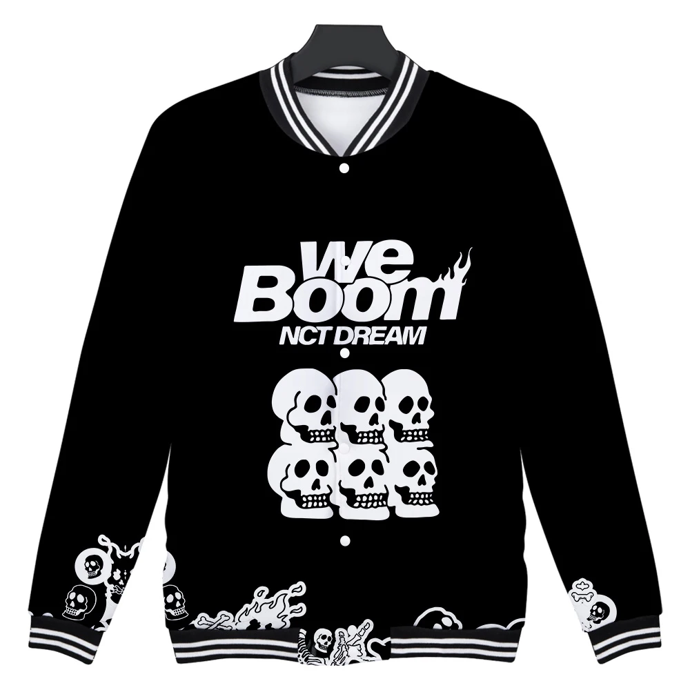 Новинка 2019 от F.T KPOP NCT DREAM бейсбольная Униформа с 3D принтом WE BOOM для мужчин и женщин