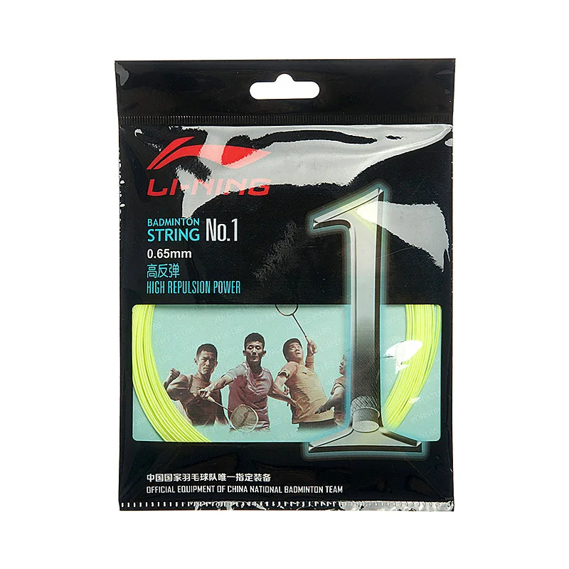 Li Ning NO.1 струн для бадминтона высокое отталкивания Мощность 10 м цельнокроеное