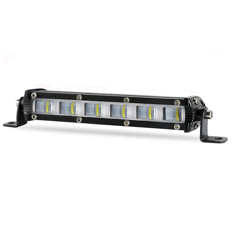 

Flood LED Work Light Single Row Lamp Offroad Driving ATV SUV 6000K White