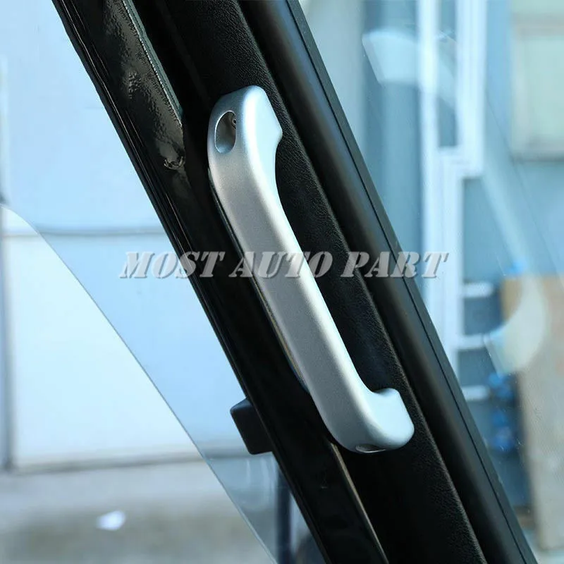 

Aluminium Alloy Interior Front Door Grab Handle Trim For Land Rover Defender 90 110 2pcs Car Decoration Car Accesories Interior