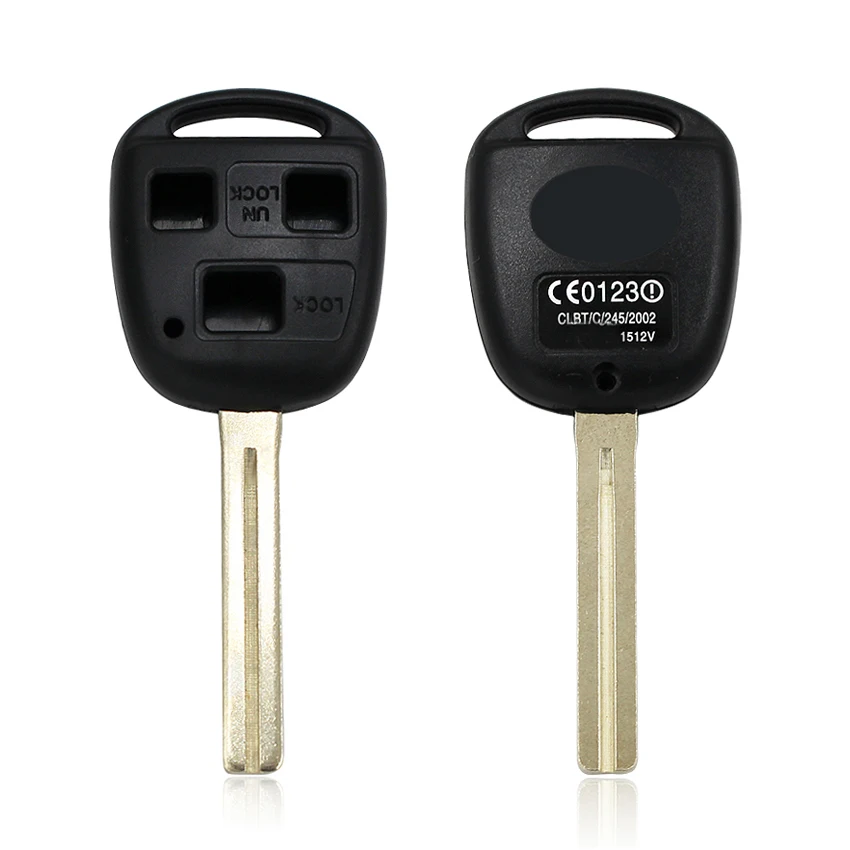 Пустой пульт дистанционного управления 10 шт./лот с 3 кнопками для Lexus ES300 LS400 LS430 LX470