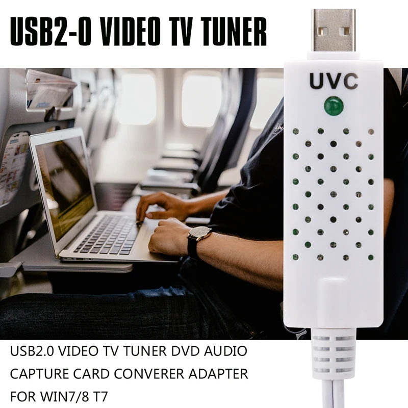 ABGN Hot USB2.0 видео ТВ тюнер DVD Аудио Захват карты конвертер адаптер для Win7/8