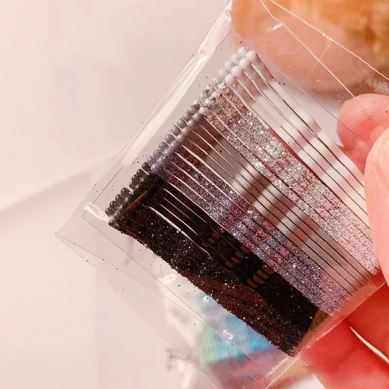 

24 PCS/Set Girls Decorative Hair Accessories Fashion Candy Color Hair Clips Wavy Bobby Pins for Women Styling Tools Korean Style