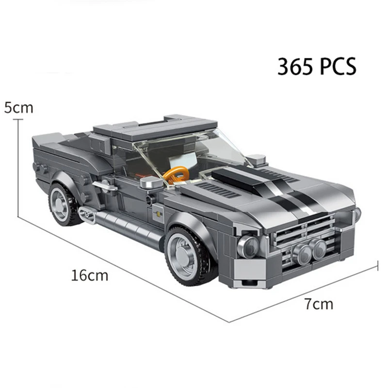 

Racing Car City Speed Building Blocks DIY Bricks Kids Toy Sports Model Classic Supercar Technical Bricks Friends Classic