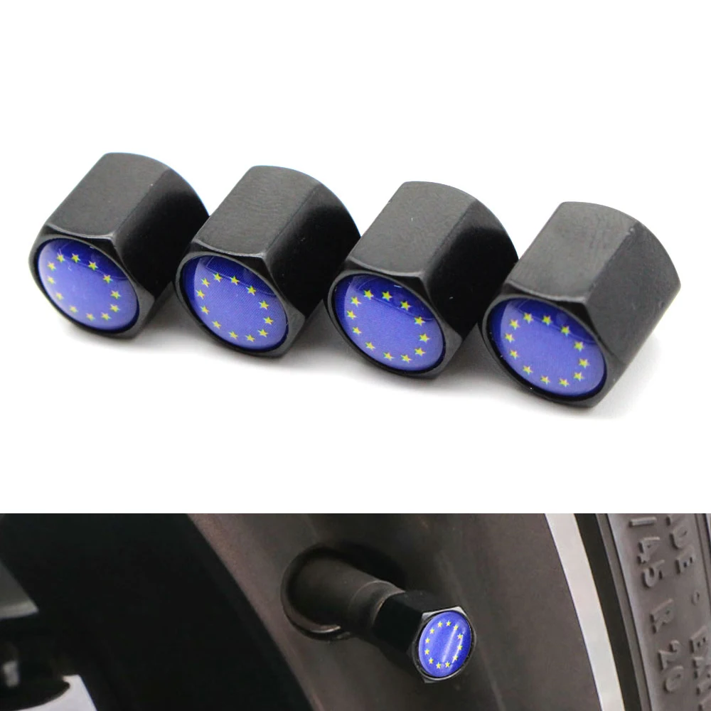DSYCAR 4Pcs/Set Car Styling Zinc Alloy Tire Valve Caps Wheel Tires Stem Air Cap Airtight Covers | Автомобили и мотоциклы