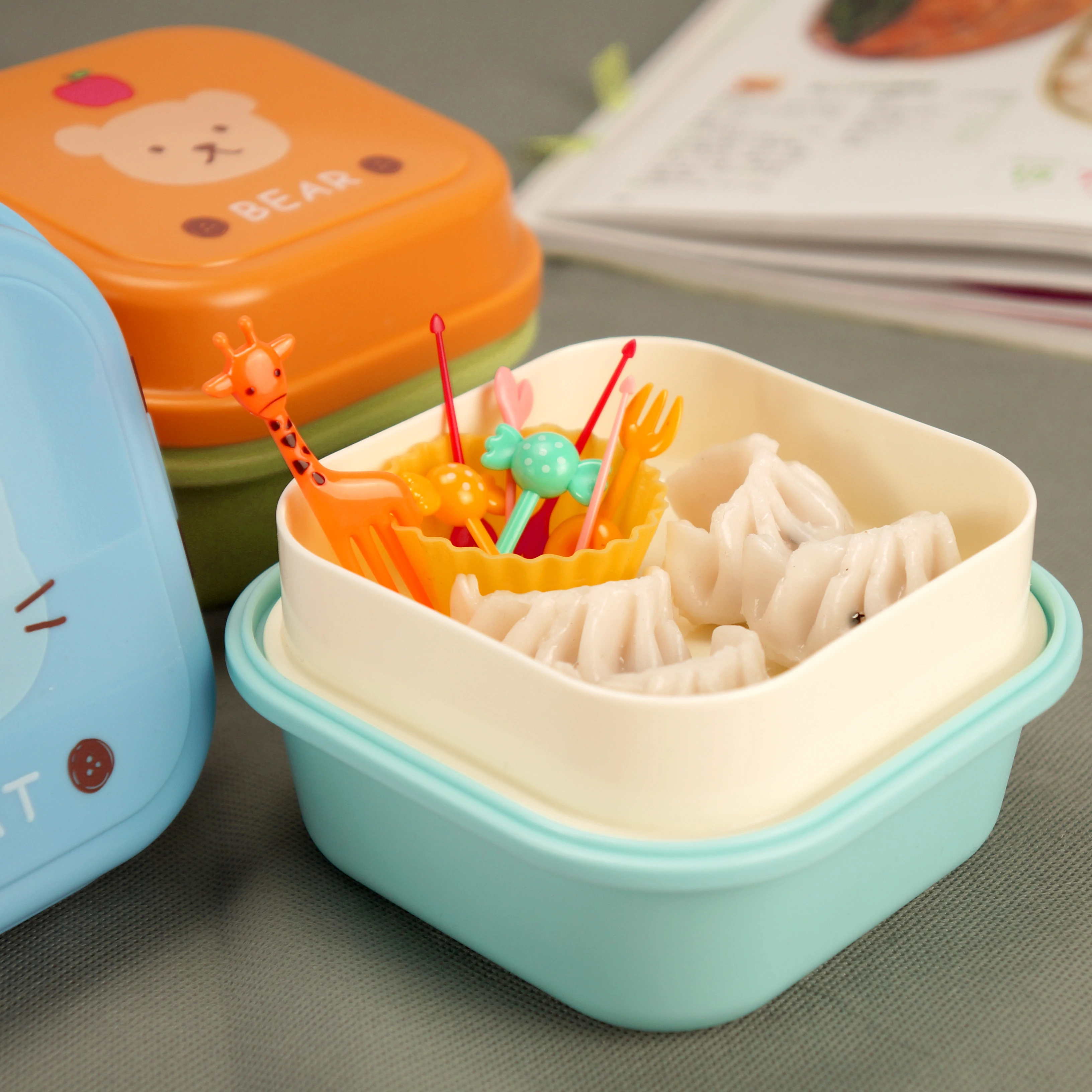 Популярный мультяшный японский Ланч бокс для детей|Коробки обеда| |