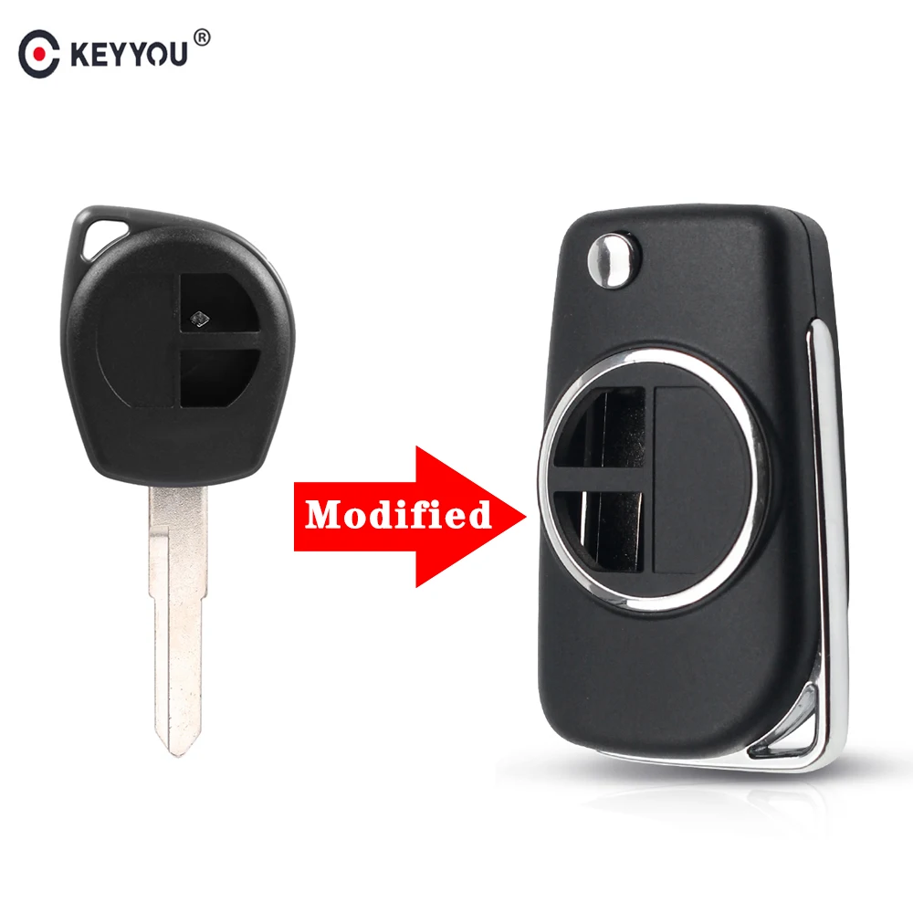 KEYYOU модифицированный откидной Складной автомобильный чехол для ключей с