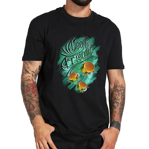 

want to believe in vegan T Shirt Casual Tshirt Homme O Neck Streetwear Man T-shirt Boys Clothes Summer Top Tees