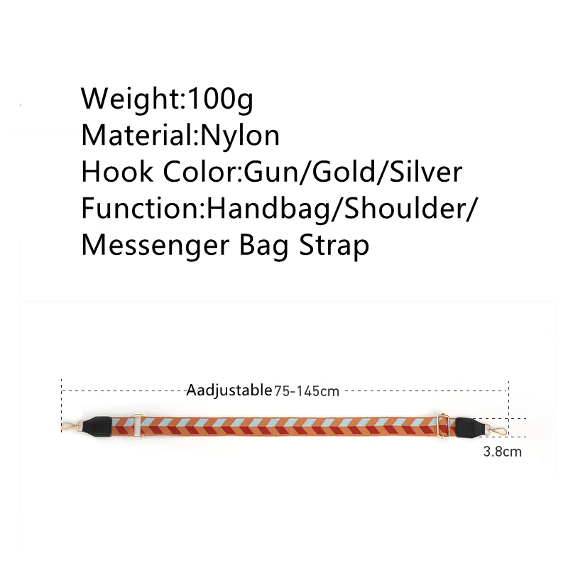 Рисунок 4 - Женский яркий нейлоновый ремень на плечо