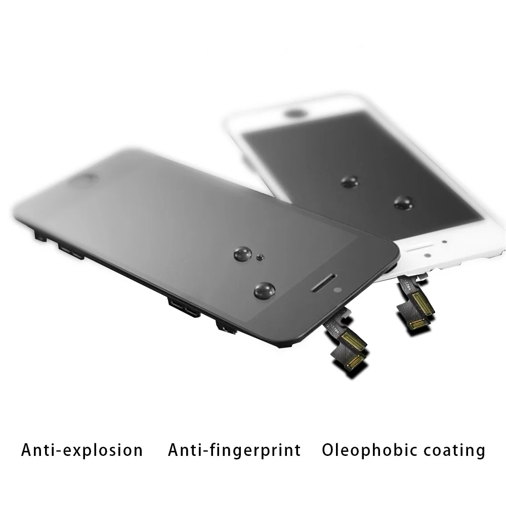 Класс AAAAA ЖК Pantalla для iPhone 5 5C 5S 3D сенсорный дигитайзер сборка экран Ecran 5S черный ЖК замена без битых пикселей+ подарок