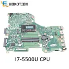 Материнская плата NBMVH11004 NB.MVH11.004 для ноутбука Acer aspire E5-573G DA0ZRTMB6D0, материнская плата SR23W I7-5500U CPU DDR3L, полный тест