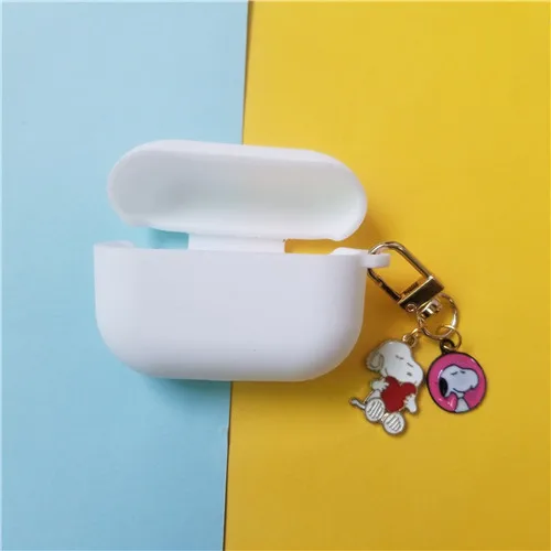 Милый силиконовый чехол с подвеской для Apple Airpods Pro Чехол Аксессуары для наушников Bluetooth защитный чехол