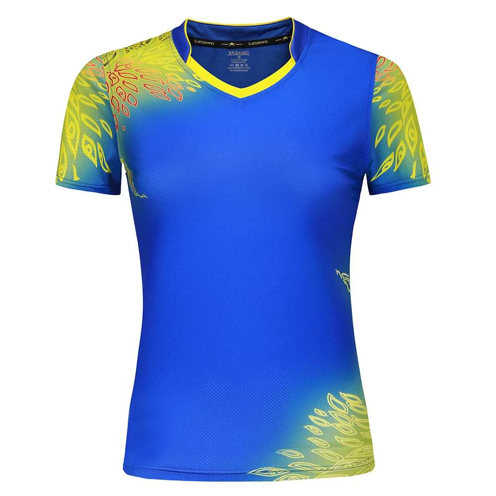 Новинка 2020 женская футболка для бадминтона с коротким рукавом | Спорт и