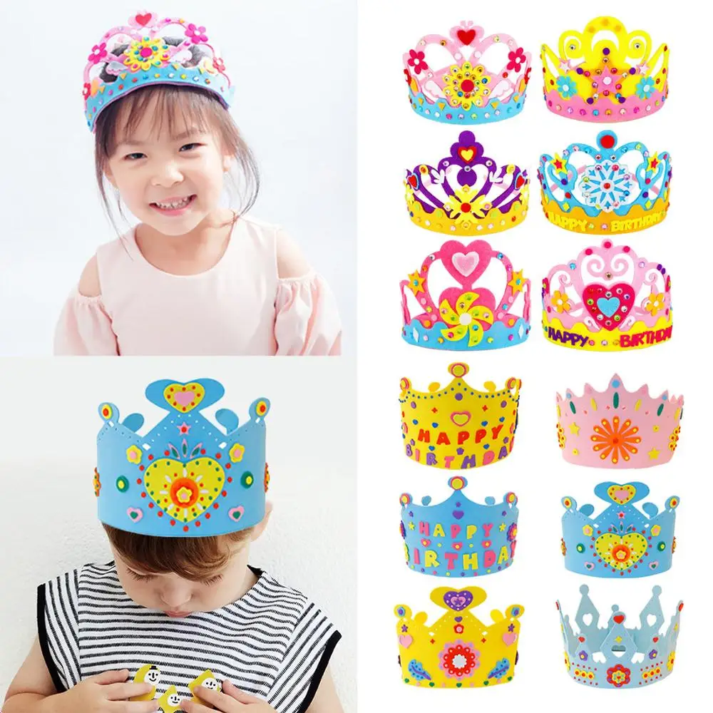 Тиары Головные уборы ручной работы набор сделай сам для дня рождения ремесла