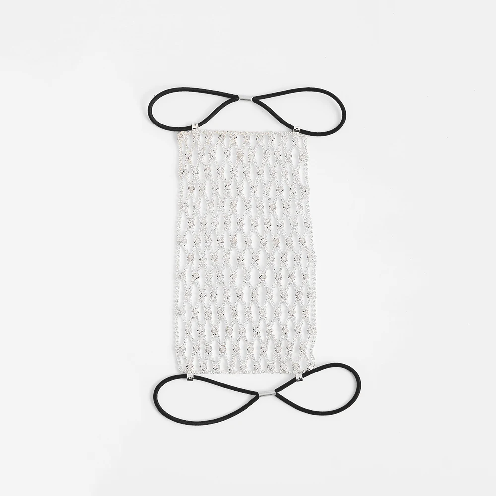 2020 модная маска Стразы в форме сердца ювелирная вуаль для женщин с украшением из