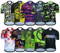 keyiyuan mens cycling clothing moisture absorption and breathable full zipper short sleeve cycling shirt camisa mtb masculina