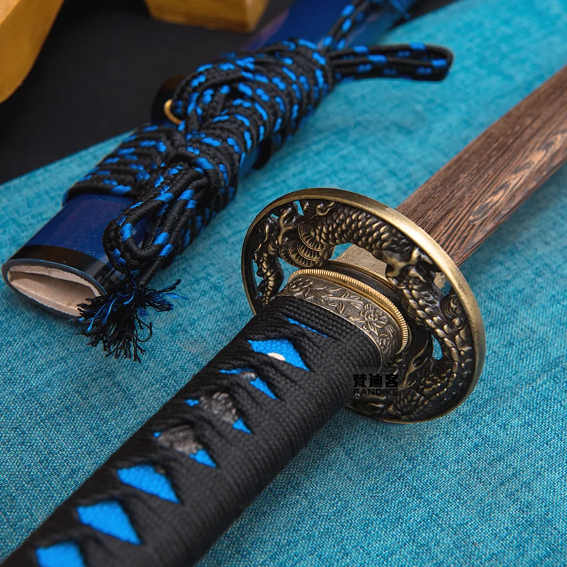 Самурайский меч деревянный искусственный ручной для практики боевых искусств