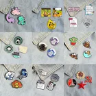 3  4 шт.компл. милые эмалированные булавки в виде животных, детей, Koala T-Rex, фотография детской собаки, предродительный Волшебный шар, Подарочные ювелирные изделия, удивительная цена