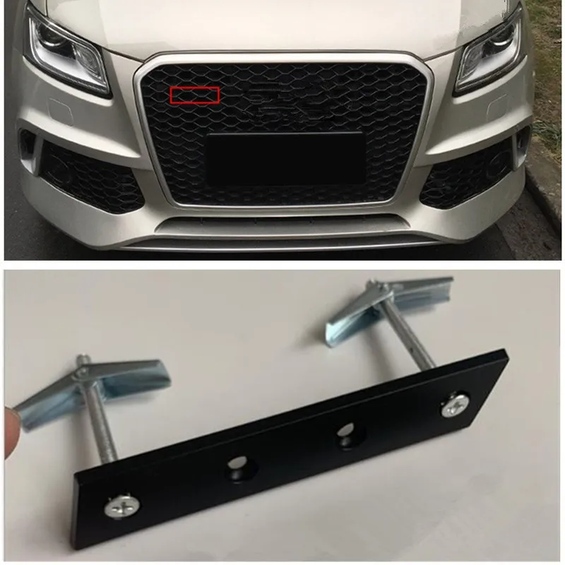 Эмблема кронштейн S3 S4 S5 S6 S7 S8 SQ3 SQ5 RSQ3 RSQ5 RSQ7 RS3 RS4 RS5 RS6 RS7 RS8 TTRS для Audi сотовая решетка для укладки с логотипом