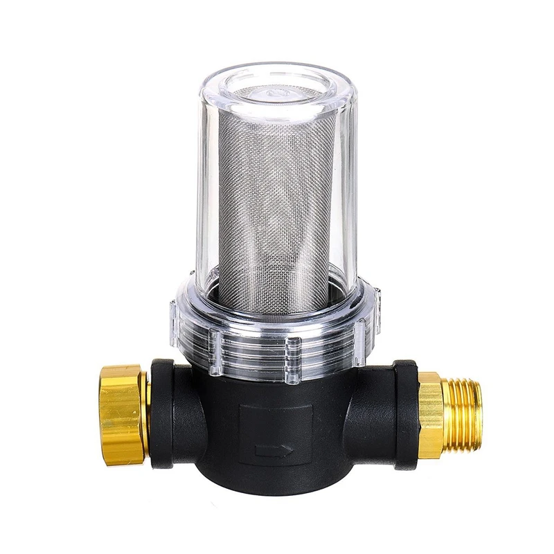 40 Mesh Garden Hose Filter Attachment For Pressure Washers Pump Inlet 3/4 Inch Connector Accessories |