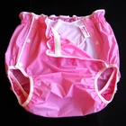 Бесплатная доставка, FuuBuu2219-Pink-XL-1 шт., водонепроницаемые штаны, подгузники для взрослых, штаны для недержания мочи, подгузники с карманами