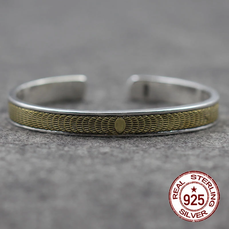 925 серебро браслет персонализированные ретро моды Индийский стиль высокого