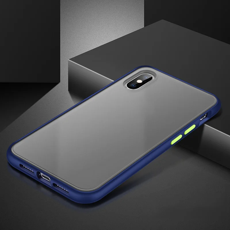 KKREFF противоударный прозрачный Гибридный Силиконовый чехол для телефона iPhone X XS XR