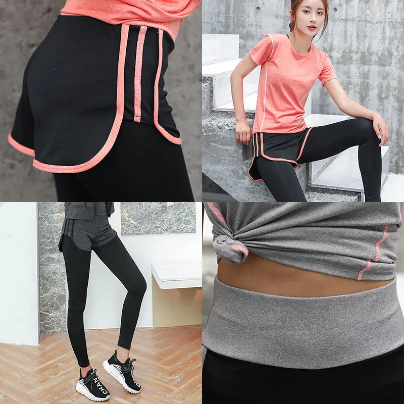 

1211JG Quick-action yoga shorts women's skintight slim pants custom logo print on product and package from 1pc dropship