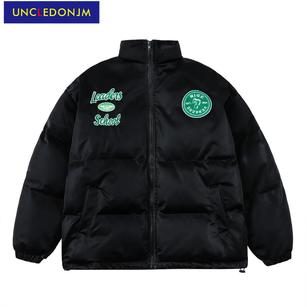 

Куртка-пуховик UNCLEDONJM в стиле Харадзюку, уличная одежда, парки, мужская и женская одежда, пальто, Прямая поставка
