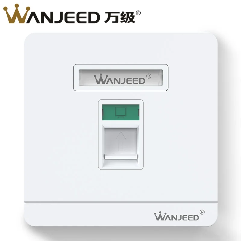 

CAT5E CAT6 UTP 1port 2Port Faceplate with tooless Keystone jack