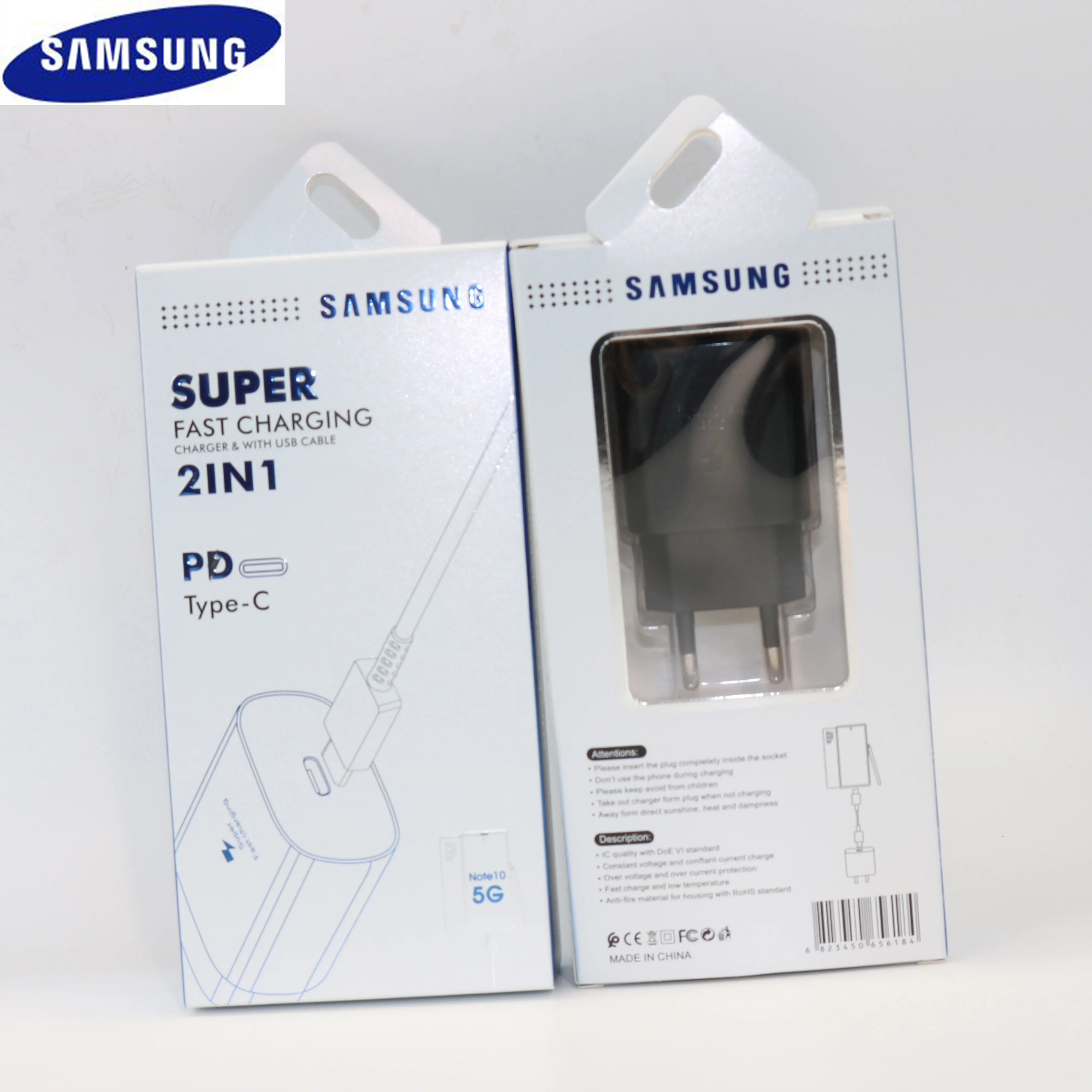 Cargador súper rápido para teléfono móvil Samsung Note 10 plus, 25 w,...