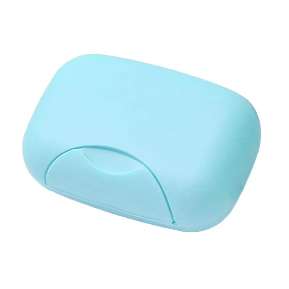 

Travel Handmade Soap Box Soap Case Dishes Waterproof Leakproof Soap Box with Lock Box Cover Bathroom Storage Accessory