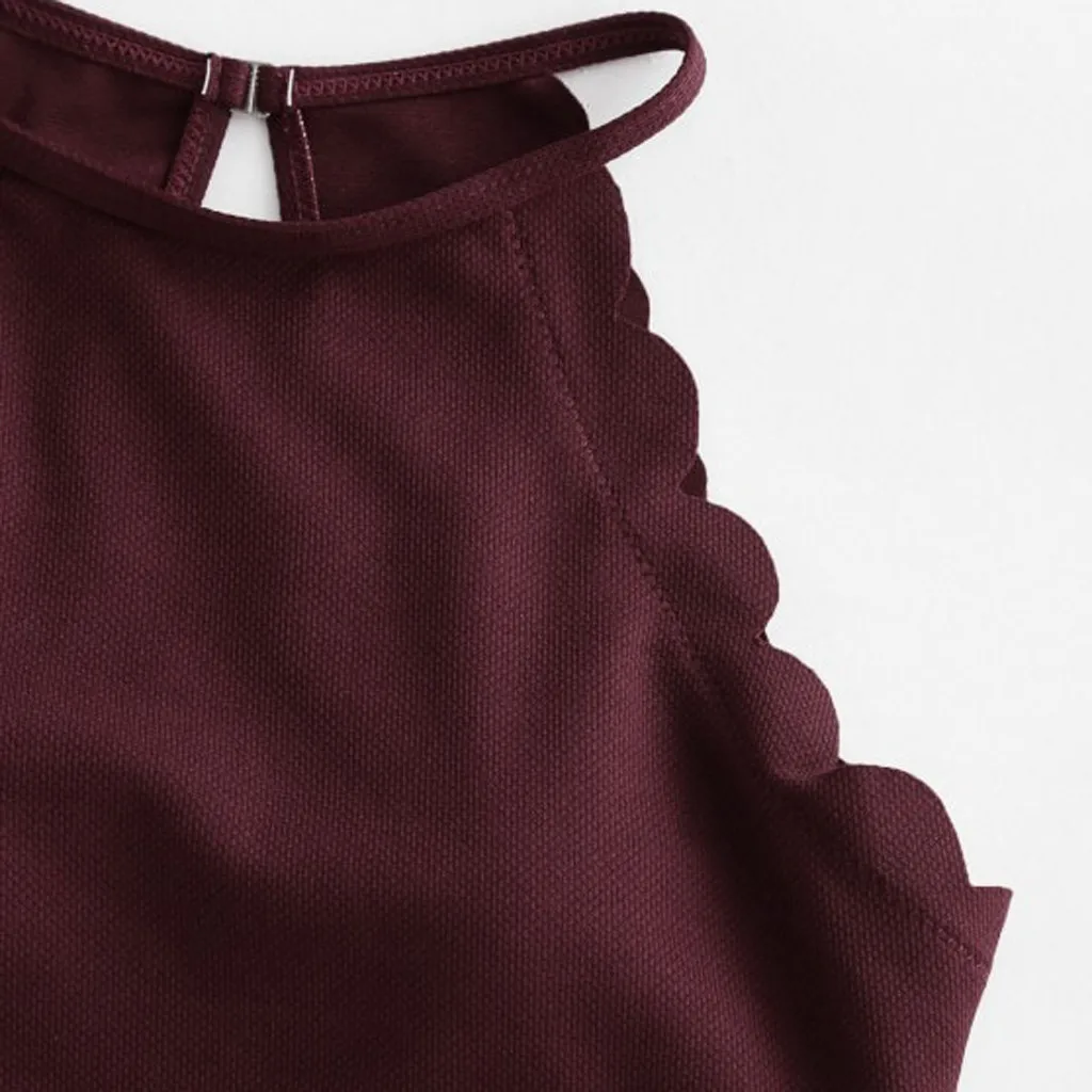 Женский сексуальный однотонный текстурированный волнистый танкини купальный