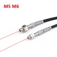 m5 m6 visible infrared laser diffuse reflection photoelectric optoelectric sensor switch npn pnp no nc 100mm 130mm 150mm 200mm