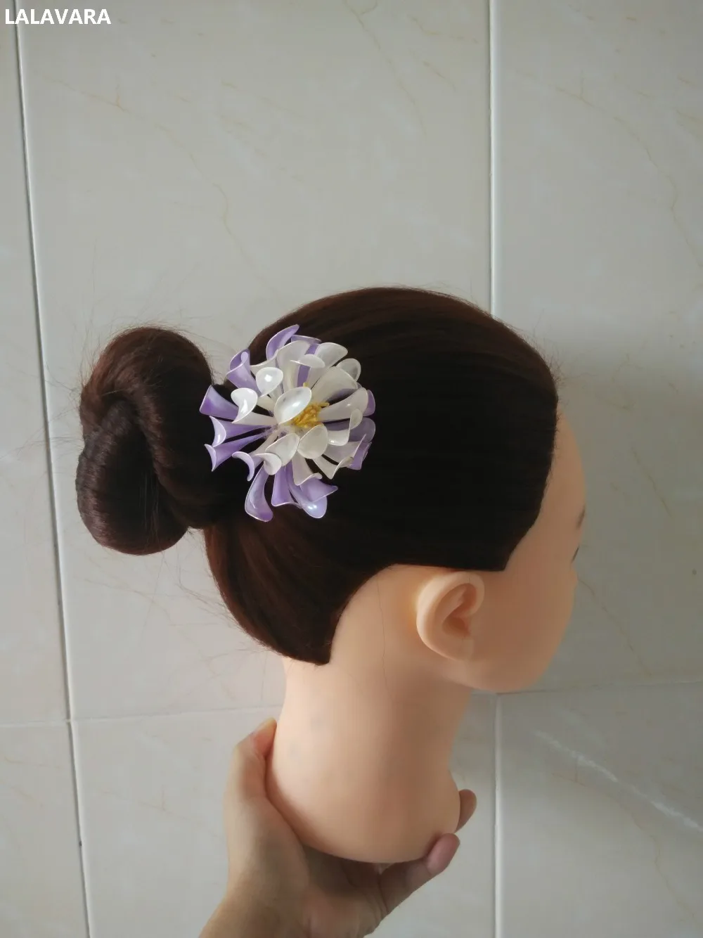 LALAVARA Китайская традиционная Kanzashi Han Fu женские заколки для волос Свадебные аксессуары для волос