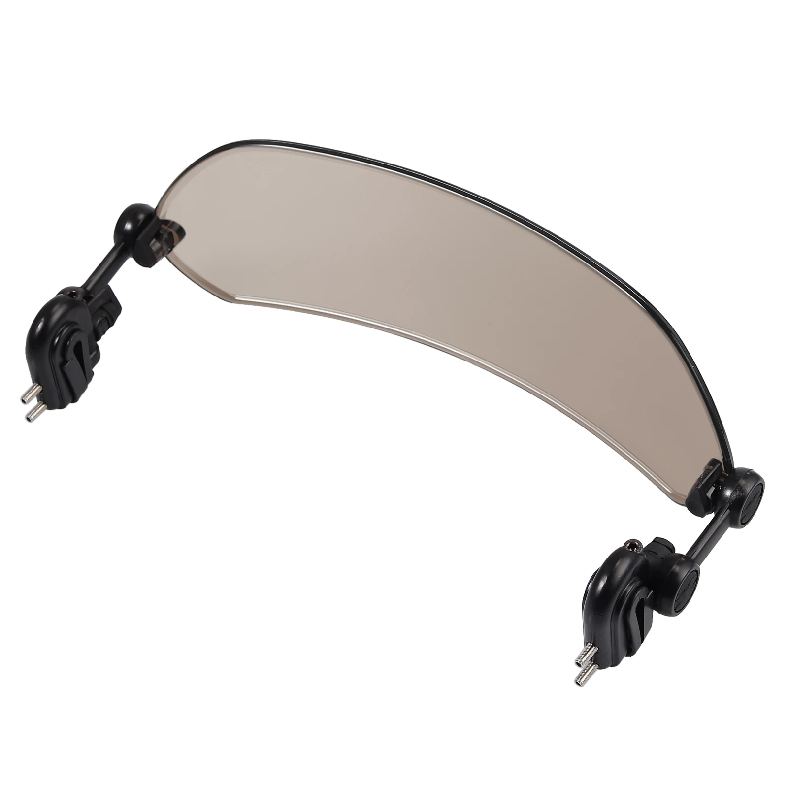 Justech Motorcycle Adjustable Clip On Windshield Extension Spoiler Wind Deflector Smoke For Suzuki Kawasaki KTM Aprilia Ducati | Автомобили