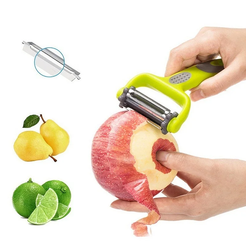 

High-quality stainless steel fruit peeling melon peeling machine multi-functional best peeling machine kitchen three-in-one