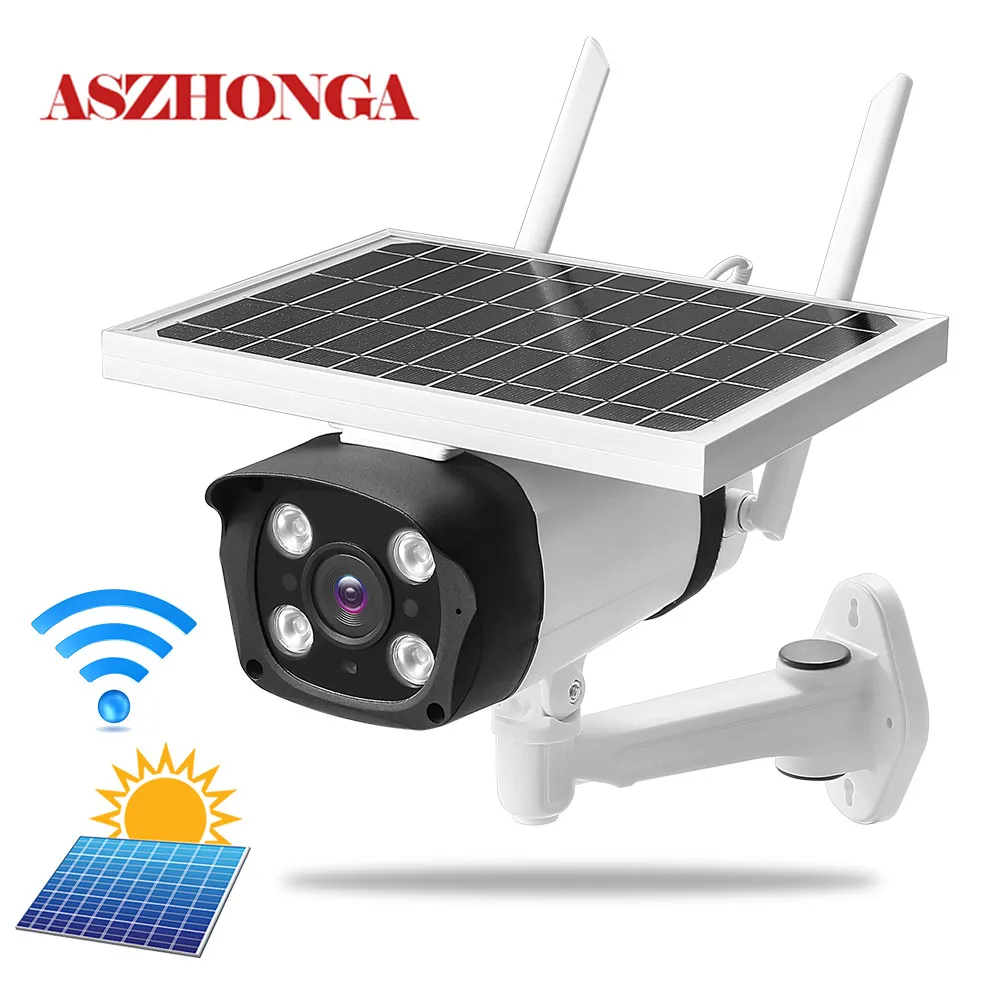 Беспроводная камера видеонаблюдения с питанием от солнечной батареи Wi Fi 5 Вт ip