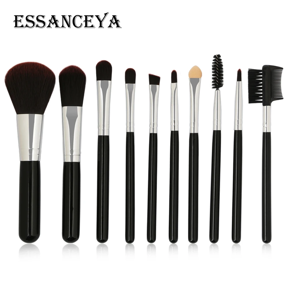 Набор кистей для макияжа ESSANCEYA 10 шт. набор косметических инструментов пудры
