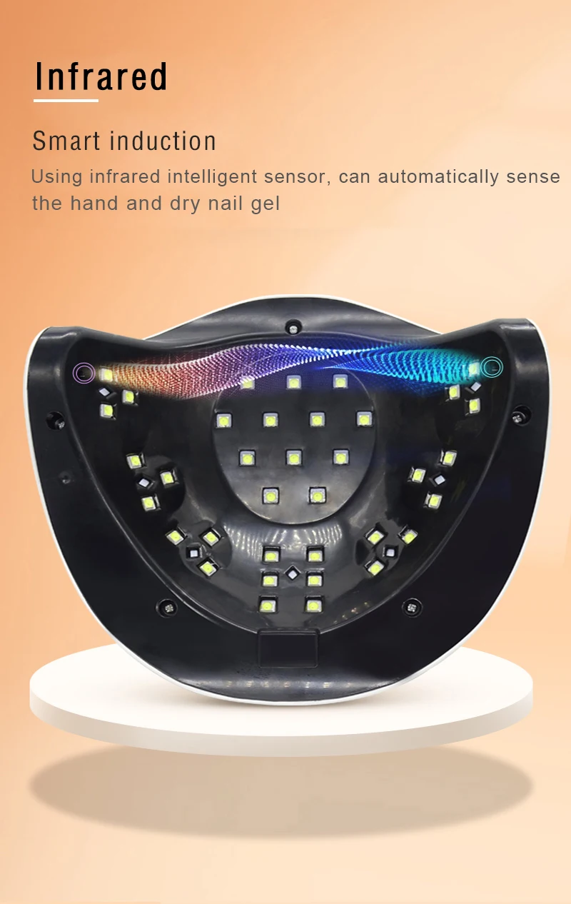 

168W SUN Y7 UV Manicure Lamp 10s/30s/60s/99s For Xerogel Polishing Display Screen With Timing Sensor