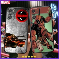 marvel comics heroes phone case for xiaomi redmi 11 lite pro ultra 10 9 8 mix 4 fold 10t black cover silicone back prett