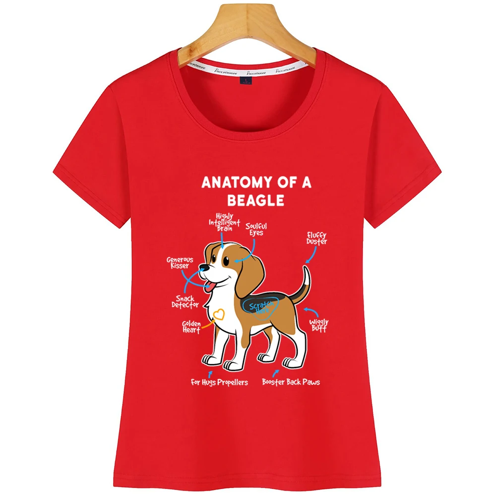Женская футболка с надписью Собака Бигль | одежда