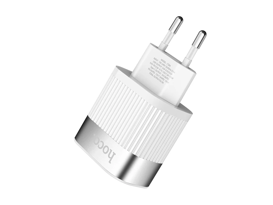 HOCO PD QC3.0 USB быстрое зарядное устройство для телефона 18 Вт Быстрая зарядка 3,0 ЕС США вилка настенный USB зарядное устройство адаптер полное соглашение для iPhone samsung