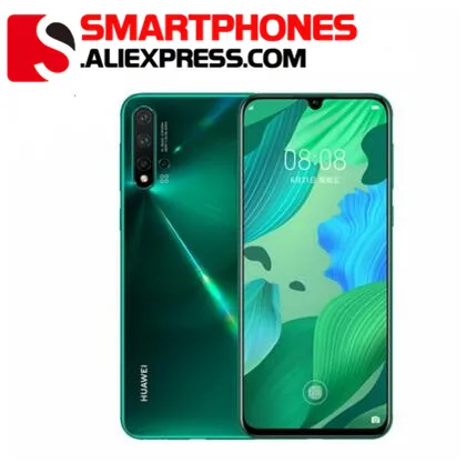 Мобильный телефон HuaWei Nova 5 Pro четыре ядра 6 39 дюймов Android 9 0 экран отпечаток пальца