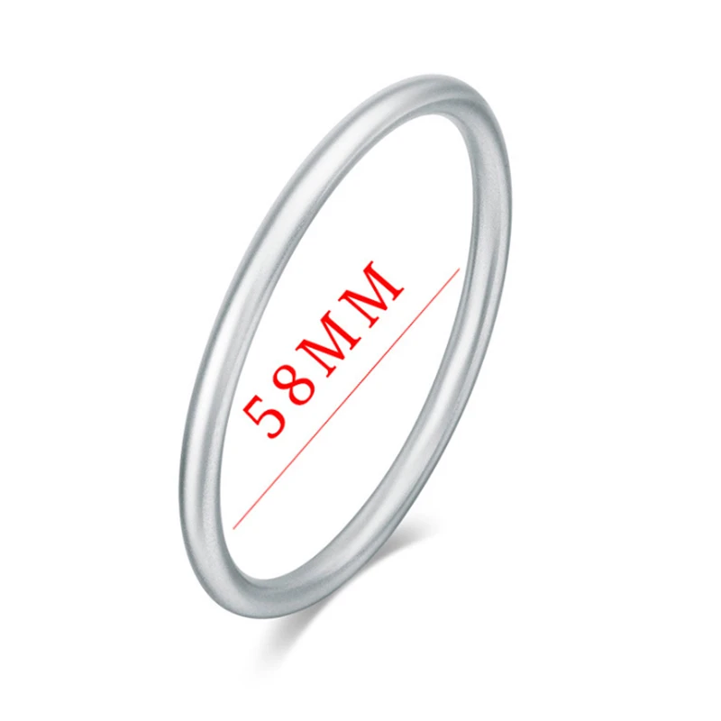 platinum 58mm 24K золотой браслет Древний браслет 999 твердый круглый живот блестящий браслет 24K позолоченный - Окраска металла: platinum 58mm