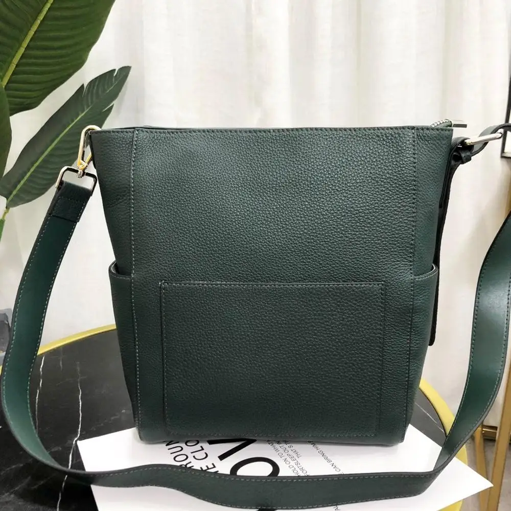 

free shipping 2020 the new style fashion vingate genuine cow leather women one shoulder bag crossbody bag 23cm5 color