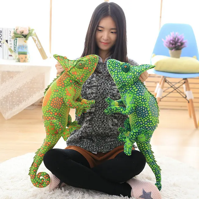

Simulation Chameleon Plush Toys Home Decoration Lizard Toys Children's Toys Birthday Gifts