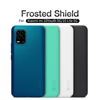 for xiaomi mi 10 lite 5g case mi 10 youth 5g cover nillkin frosted shield hard pc protector back cover for xiaomi mi 10 lite 5g